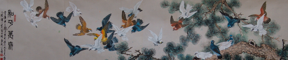 澳门著名画家王煜回归纪念日在广东韶关举办画展