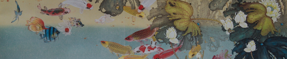 海外画家王煜、陆荣恩画展在展览中心开幕